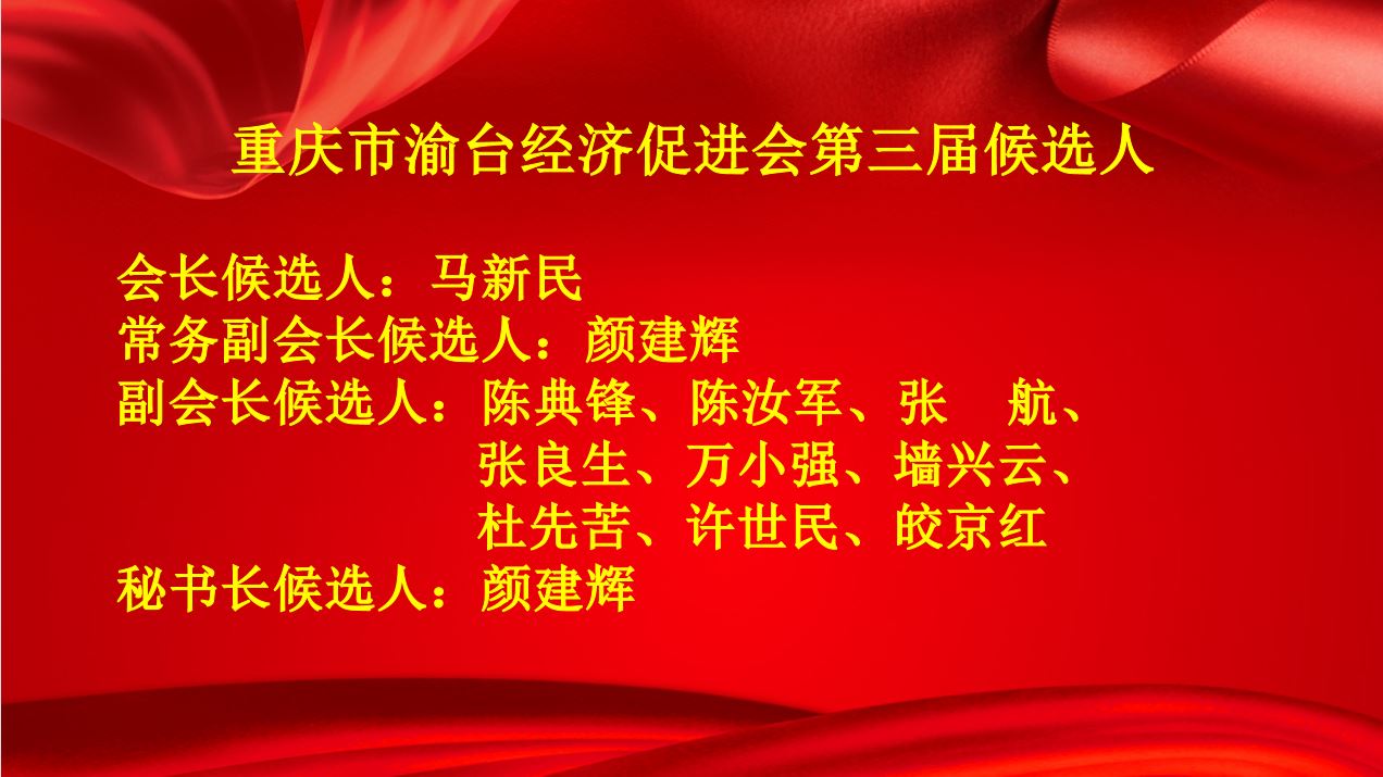 重慶市渝臺經(jīng)濟(jì)促進(jìn)會第三屆會員大會召開 | 執(zhí)行會長陳典鋒主持會議(圖7)